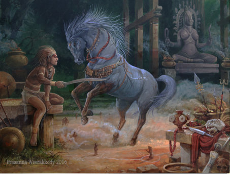 War counsel of the Demon (Yakshi) Mare -Prince Pandukabhaya- prasanna Weerakkody