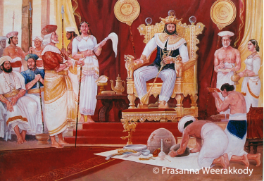 Royal court of the Last King of Kandy - King Sri Wickrama Rajasinghe- prasanna Weerakkody