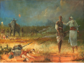 Defeat of the Portuguese at the Battle of Mulleriya-welaprasanna Weerakkody